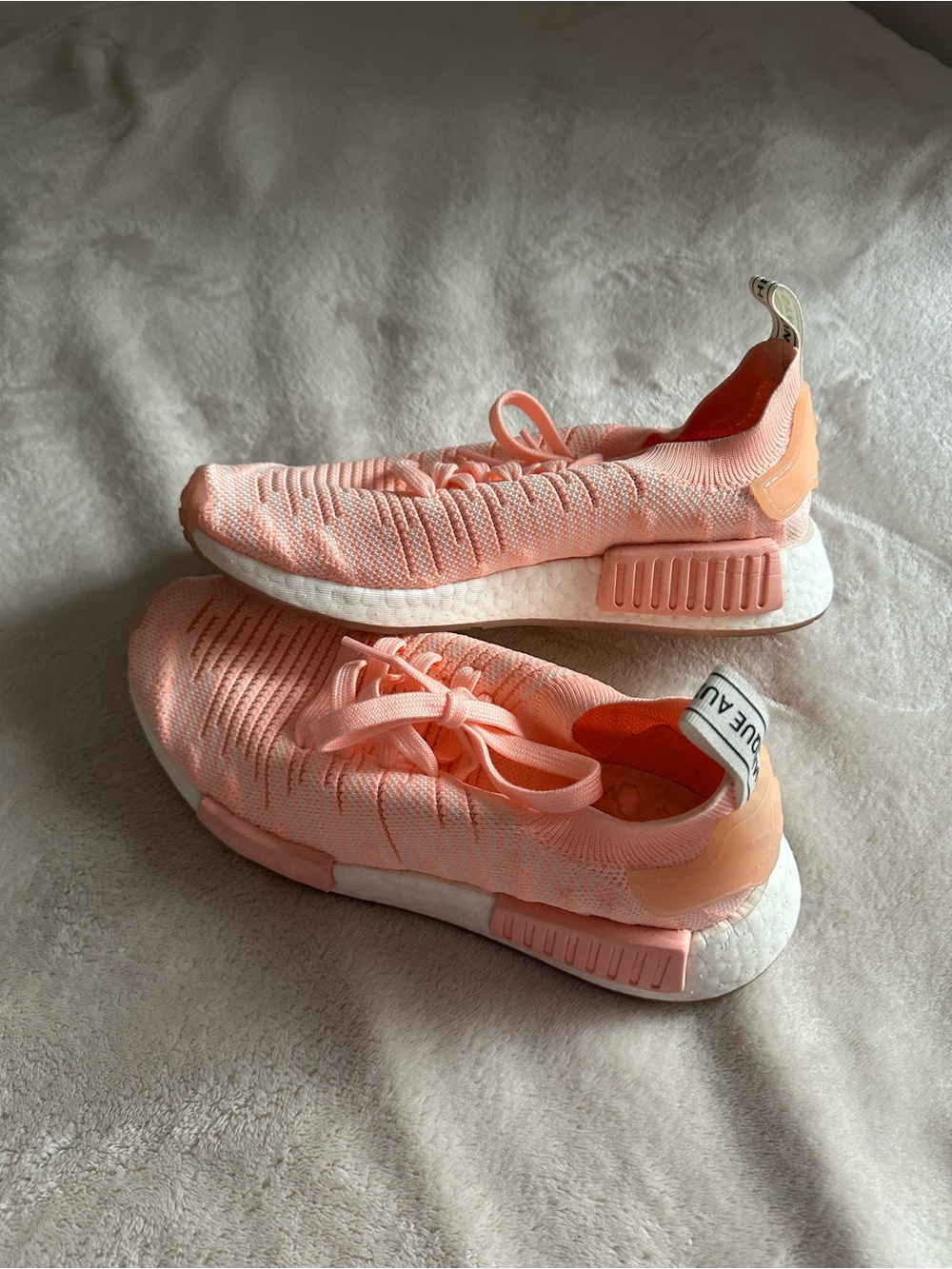 Adidas NMD_R1 STLT Primeknit sneakers W6 EUC